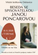 Beseda s Janou Poncarovou 1